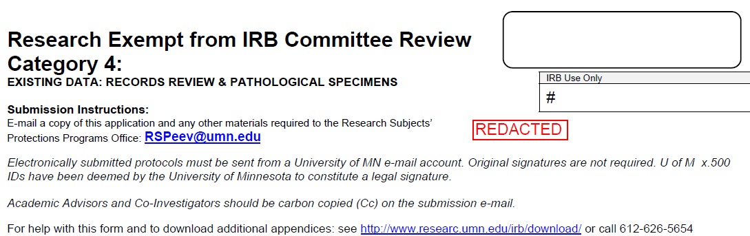 Marty Hinz, MD Retraction List of People